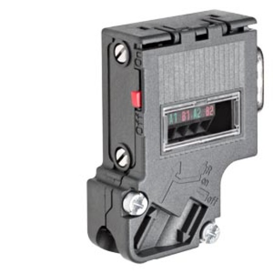 西门子6ES7972-0BA42-0XA0 DP，连接器 针对 PROFIBUS 最多至 12 MBit/s 带斜向电缆出线